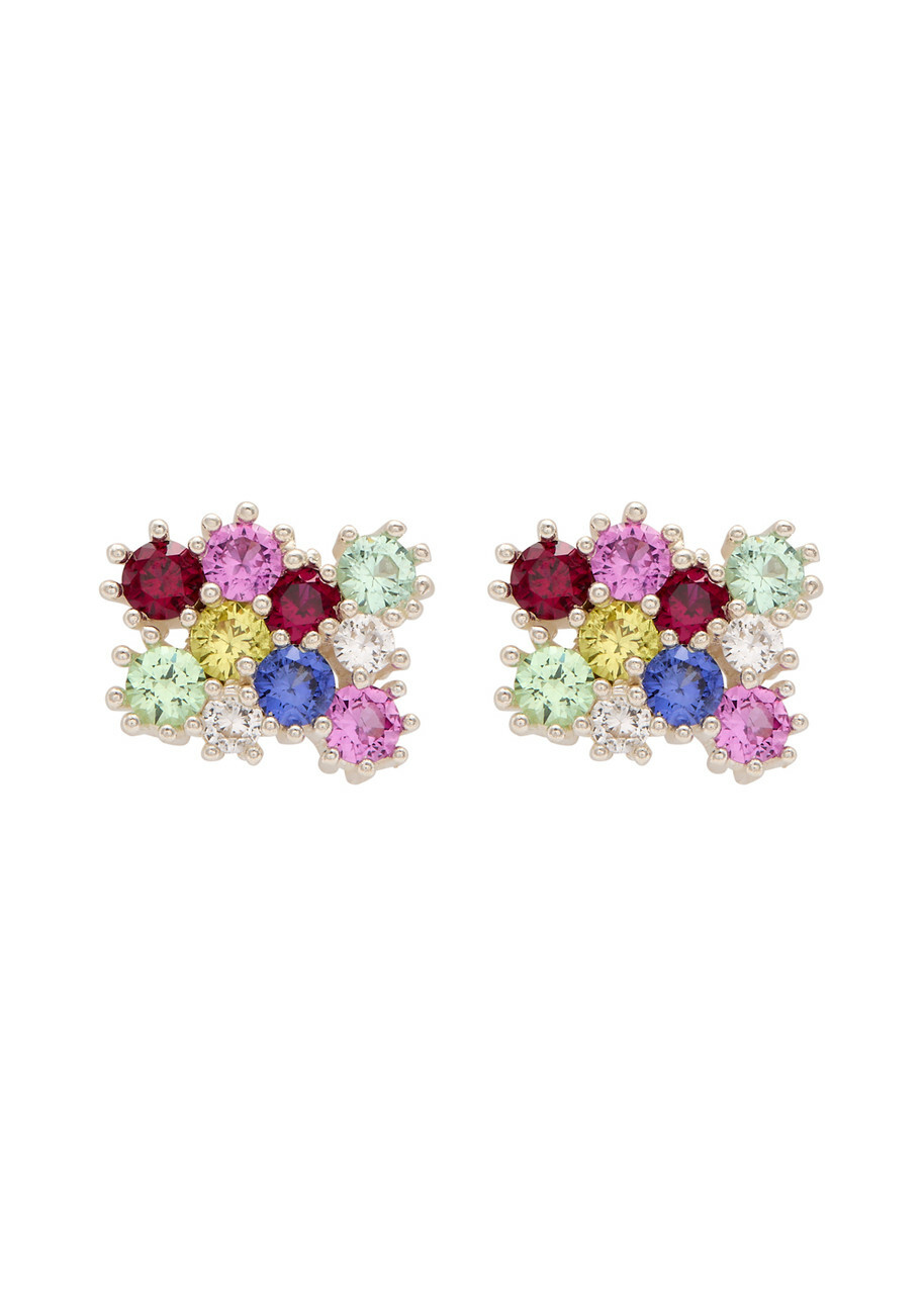 Bleue Burnham Wild Flower Sterling Silver Stud Earrings - One Size