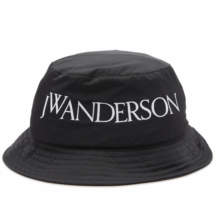 Photo: JW Anderson Women's Logo Bucket Hat in Black