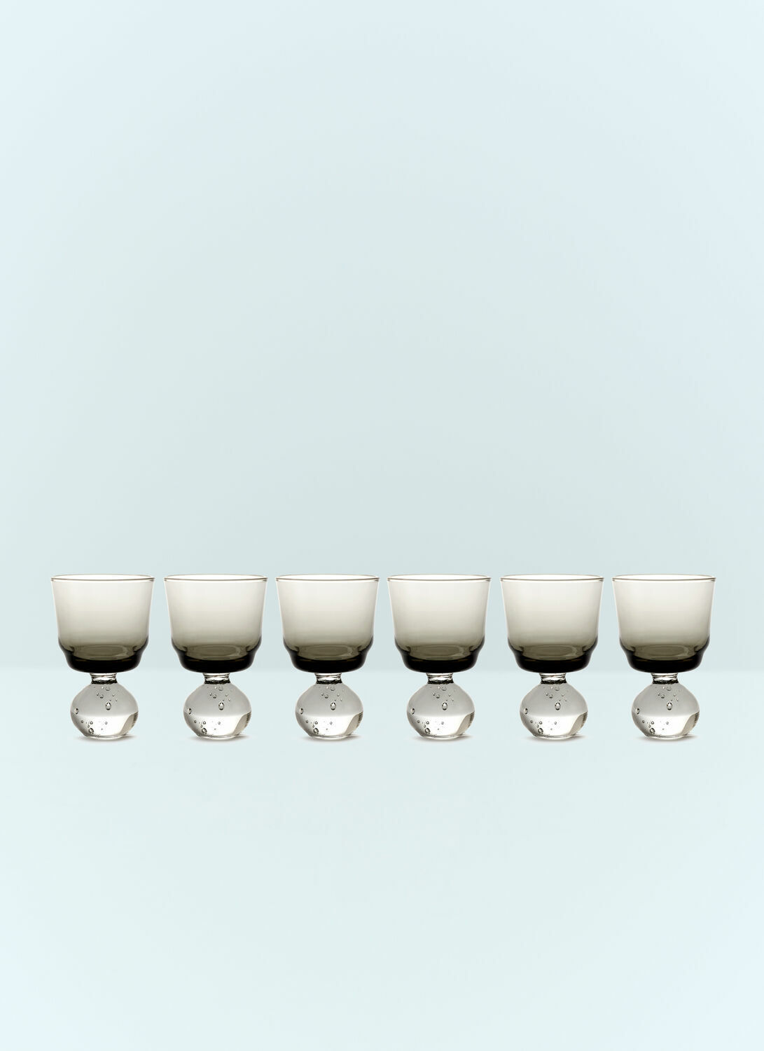 Serax Set Of Six Small Eternal Snow Stemmed Glasses