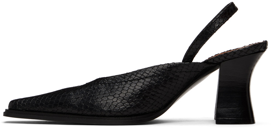 【関税込み】Filippa K ブラック Strappy ヒールサンダル Strappy Sandals - Black | Filippa K