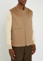 Lardini Wool Gilet Light Brown