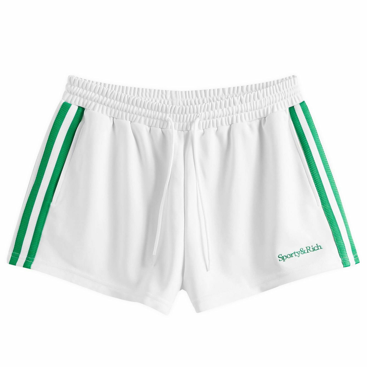 SPORTY & RICH WOMEN'S ITALIC LOGO TERRY SHORTS main image 0