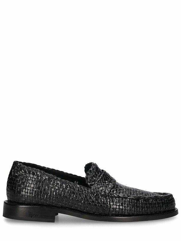 Photo: MARNI - 20mm Woven Leather Loafers