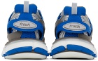Balenciaga Brown & Blue Track LED Sneakers