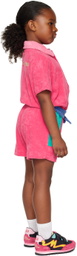 Marc Jacobs Kids Pink Belted Romper