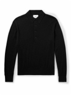 NN07 - Raymond 6584 Wool-Blend Polo Shirt - Black