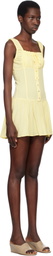 Frankies Bikinis Yellow Christa Minidress