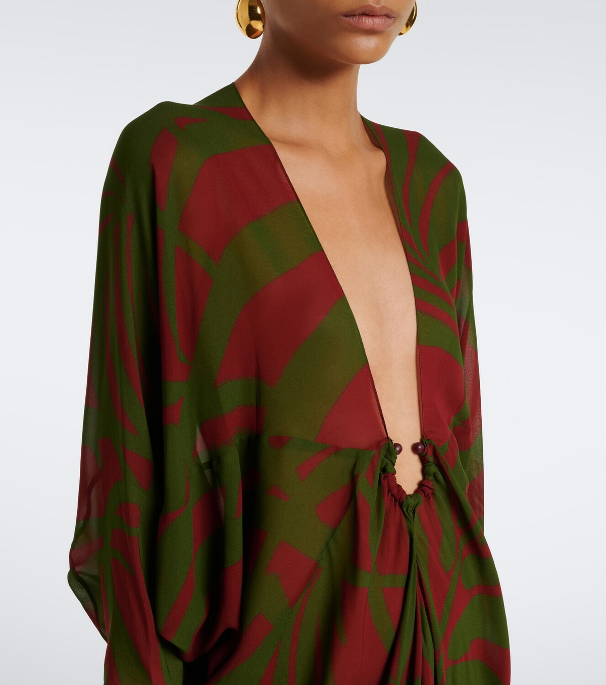 Johanna Ortiz Printed georgette kaftan