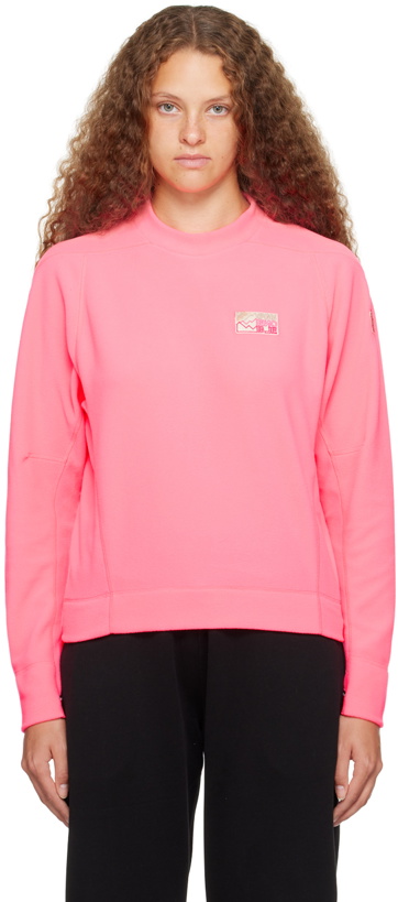 Photo: Moncler Grenoble Pink Mountain Sweatshirt