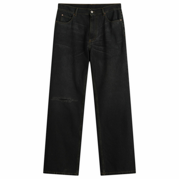 Photo: MM6 Maison Margiela Men's Pants 5 Pockets in Dark Blue