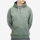 RRL Men's Popover Hoodie in Collegiate Green