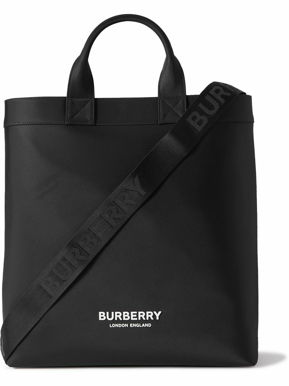 Burberry Logo Embellished Nylon Tote Bag Burberry