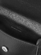 Balenciaga - Logo-Print Full-Grain Leather Pouch
