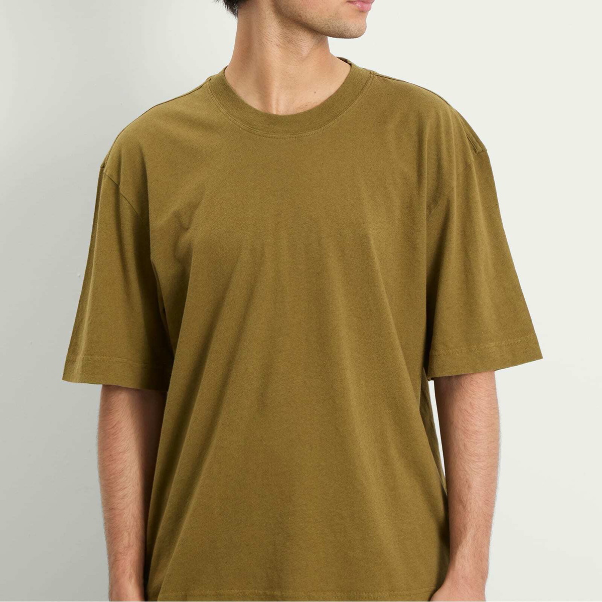 MHL by Margaret Howell Men's Simple T-Shirt in Moss