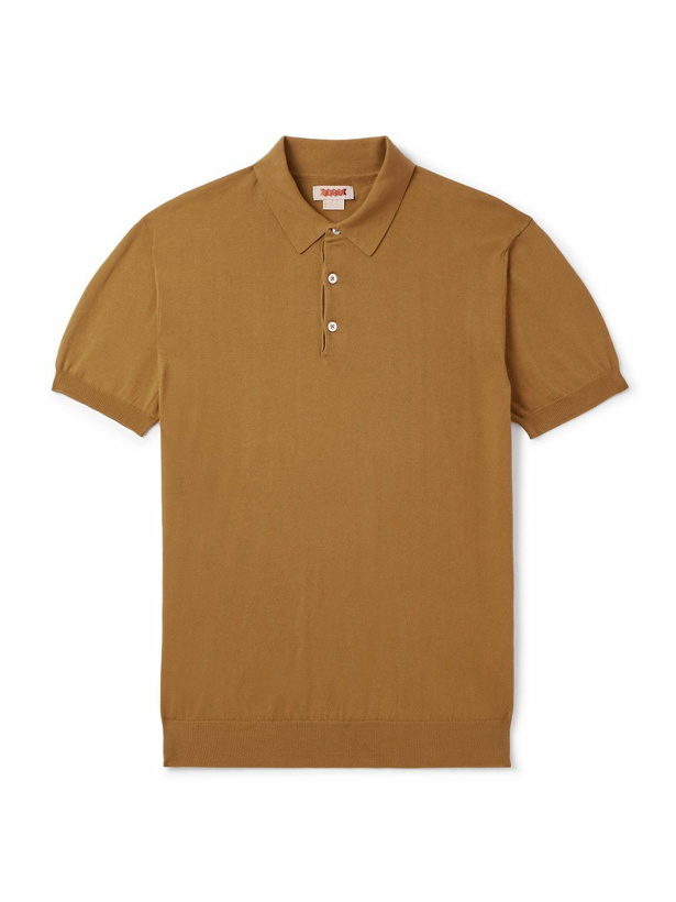 Photo: Baracuta - Cotton Polo Shirt - Brown