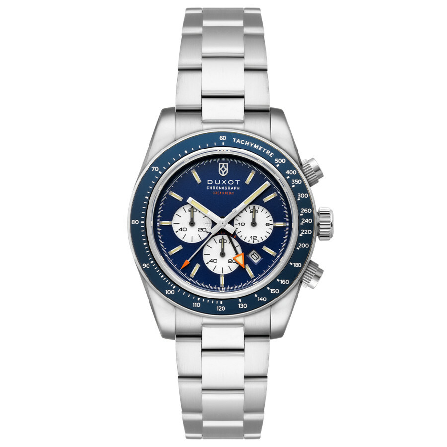 Duxot Vitesse Chronograph Quartz Blue Dial Mens Watch DX-2072-22