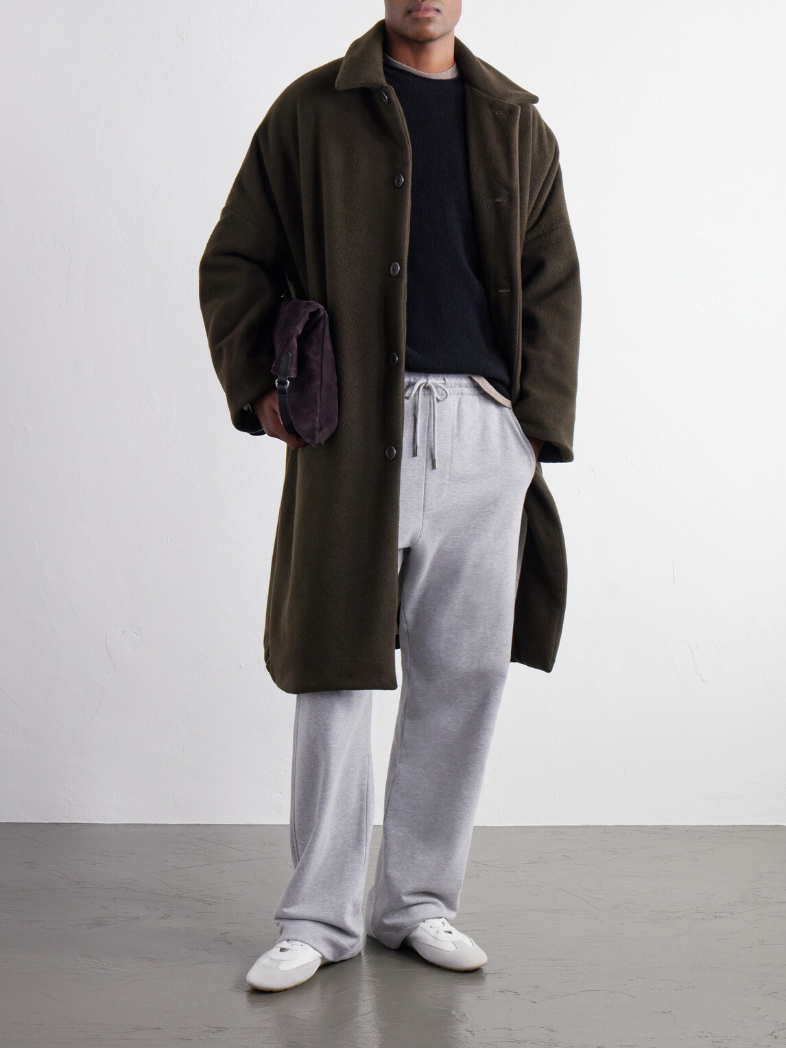 Casey Casey - Merino Wool and Cashmere-Blend Sweater - Black