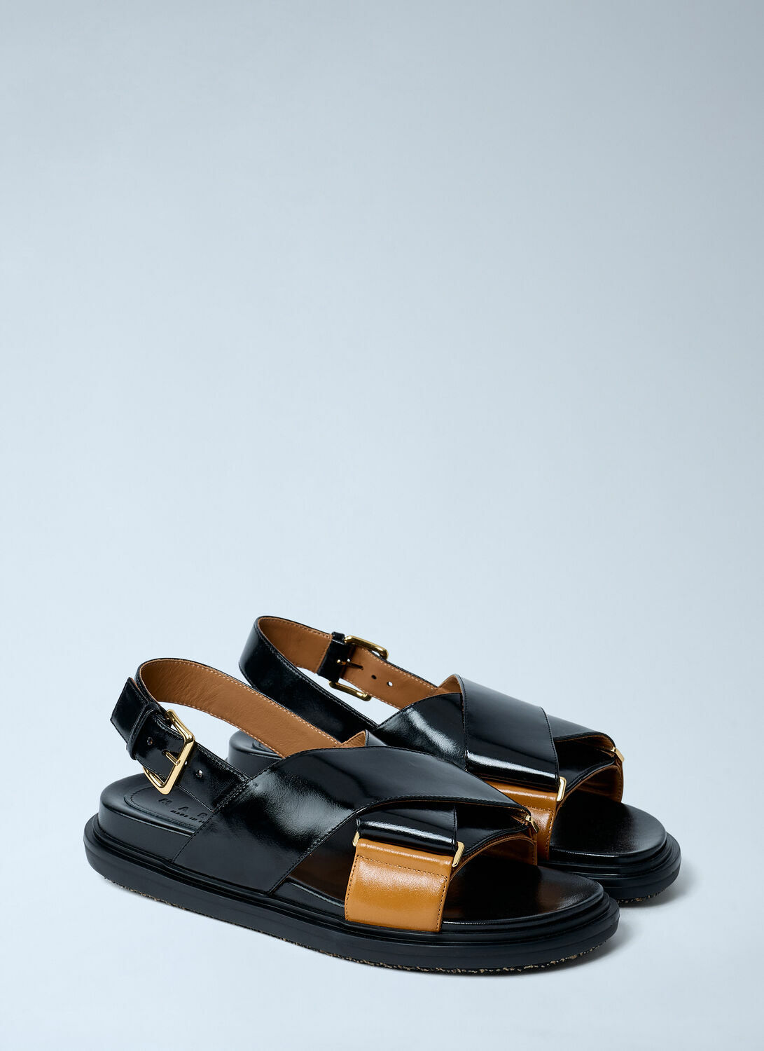 Marni Fussbett Leather Sandals