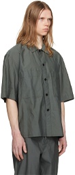 LEMAIRE Green Washed Shirt