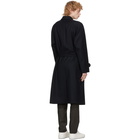 Boss Navy Belted Gibor Coat