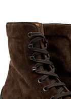Tods Winter Gommino Suede Ankle Boots Brown