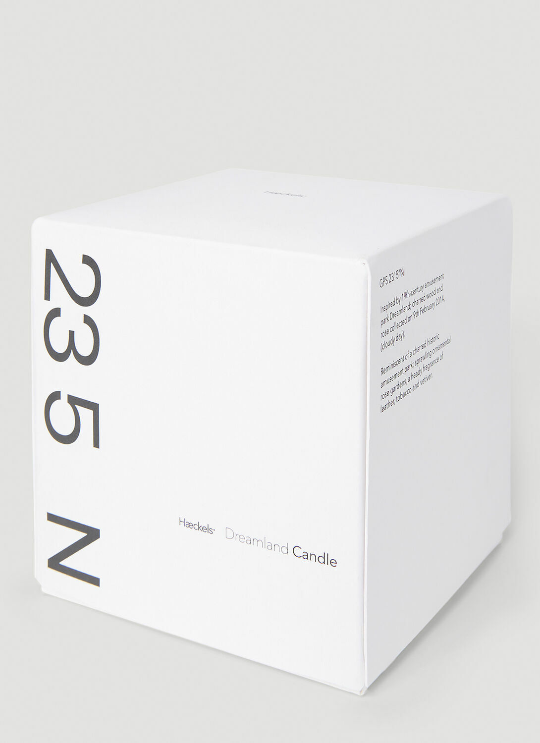Haeckels Dreamland GPS 23’ 5”N Candle