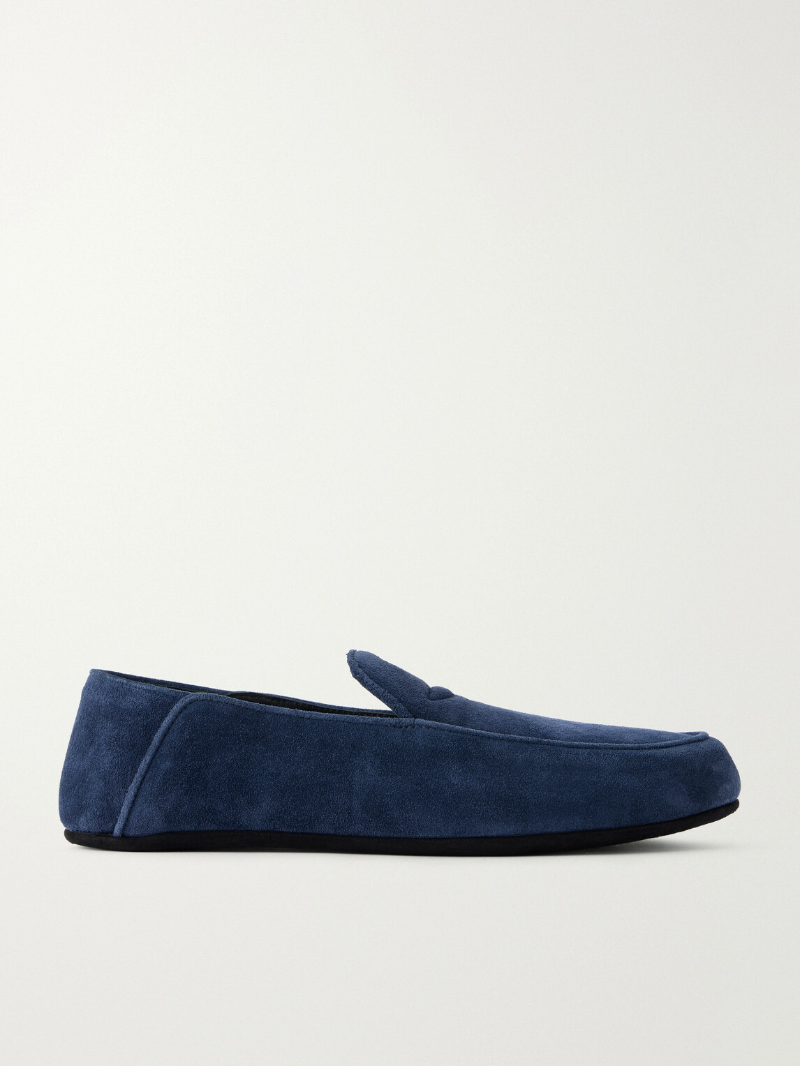 George Cleverley - Mayfair Collapsible-Heel Suede Loafers - Blue
