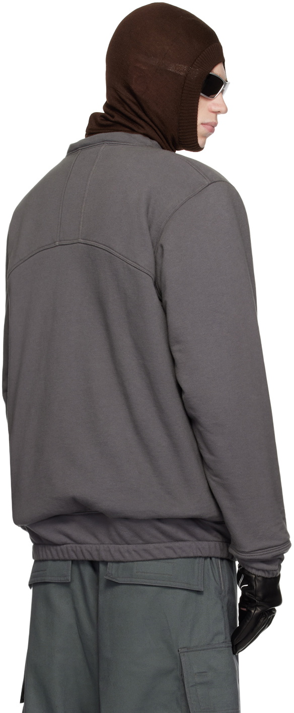 BRYAN JIMENÈZ Gray Insulated Sweatshirt