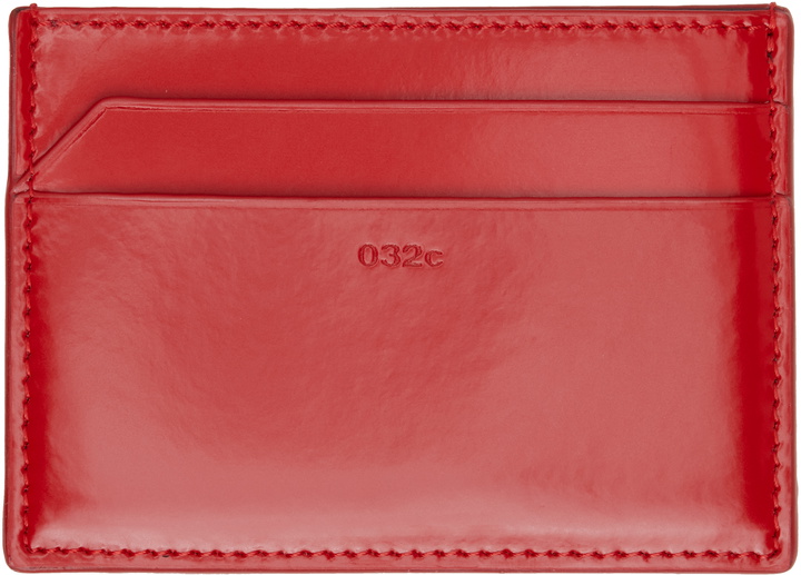 Photo: 032c Red New Classics Card Holder