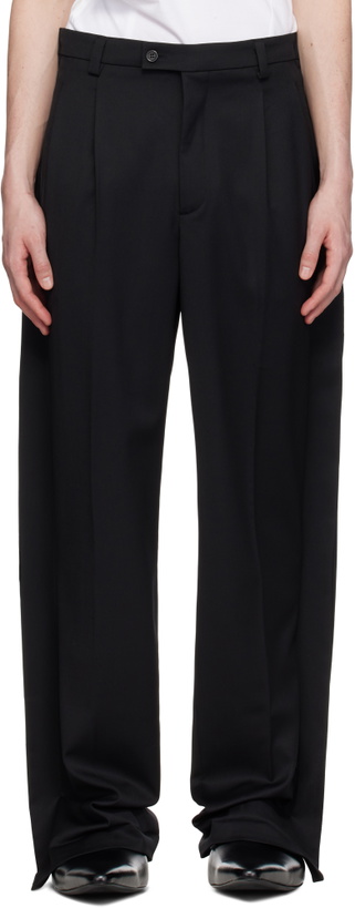 Photo: Prototypes Black Outline Tailored Trousers