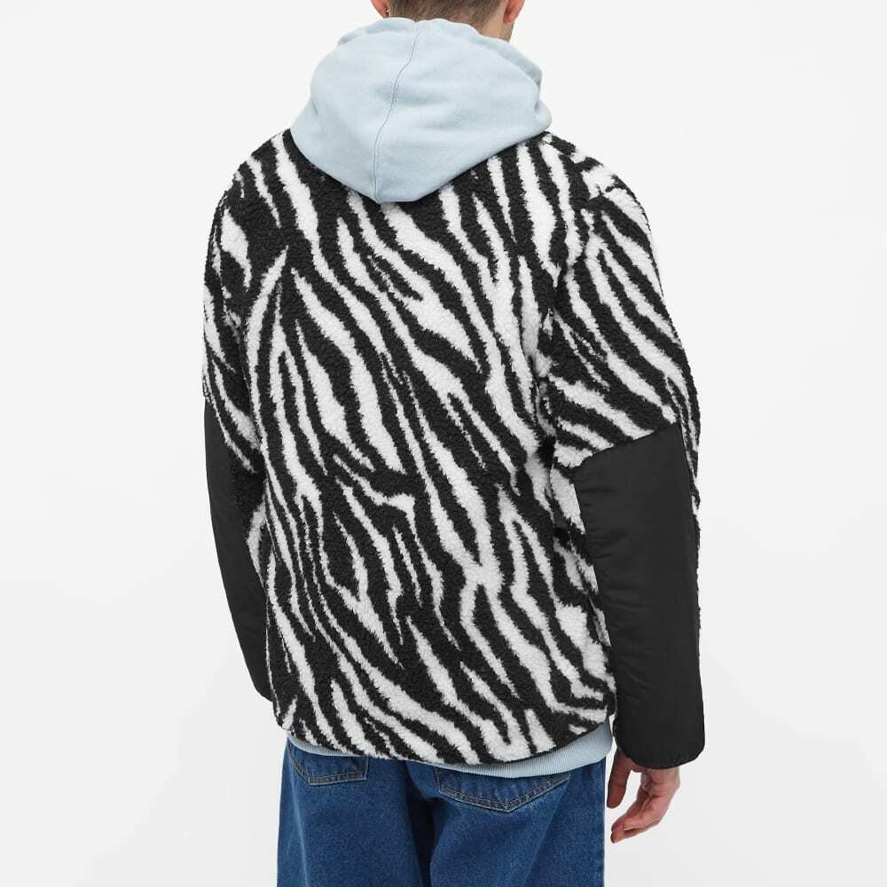 Stan Ray Men's High Pile Fleece Jacket in Zebra Print Stan Ray