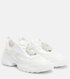 Roger Vivier Viv' On The Run leather-trimmed sneakers