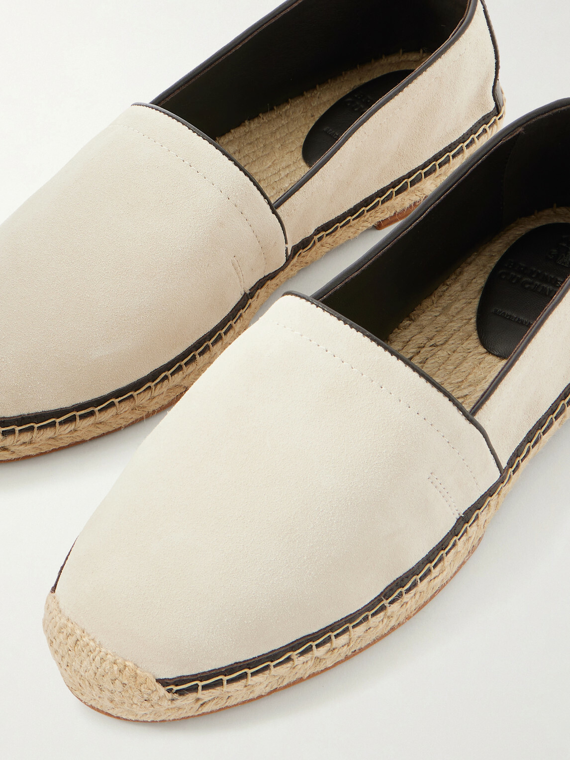 Brunello Cucinelli - Suede Espadrilles - Neutrals