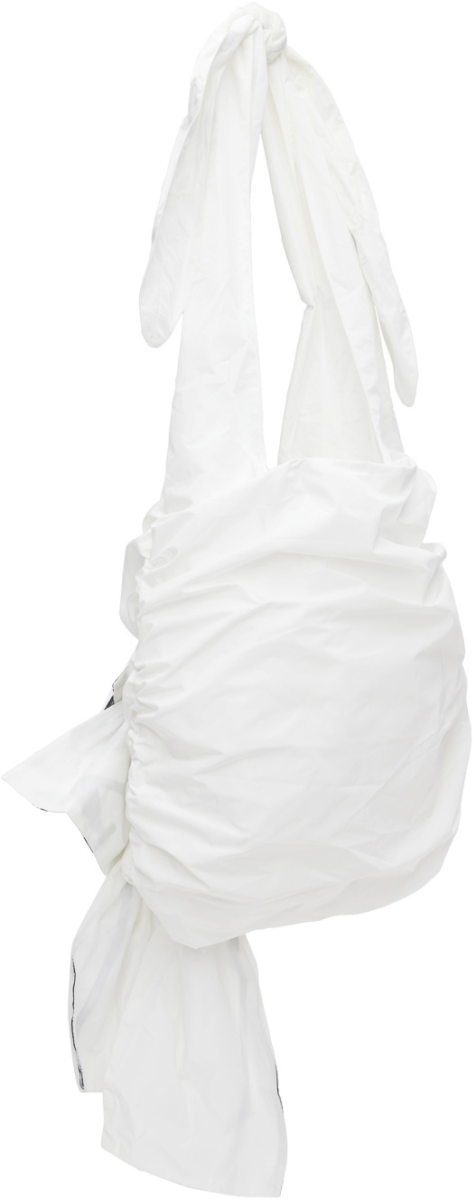 TheOpen Product White Ruched Training Tote