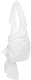 TheOpen Product White Ruched Training Tote