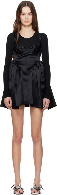 Photo: Cecilie Bahnsen Black Ovid Minidress