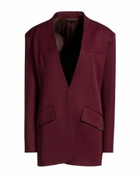 The Attico Womens Blazer Burgundy
