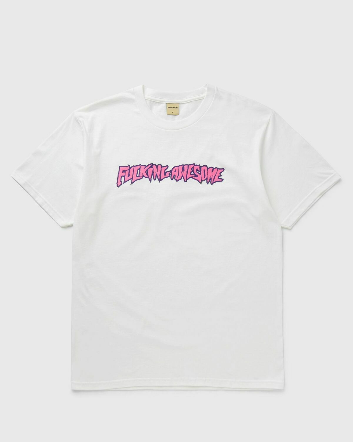 Fucking Awesome 2025 Stamp Logo Short Sleeve Tee White Mens Shortsleefe