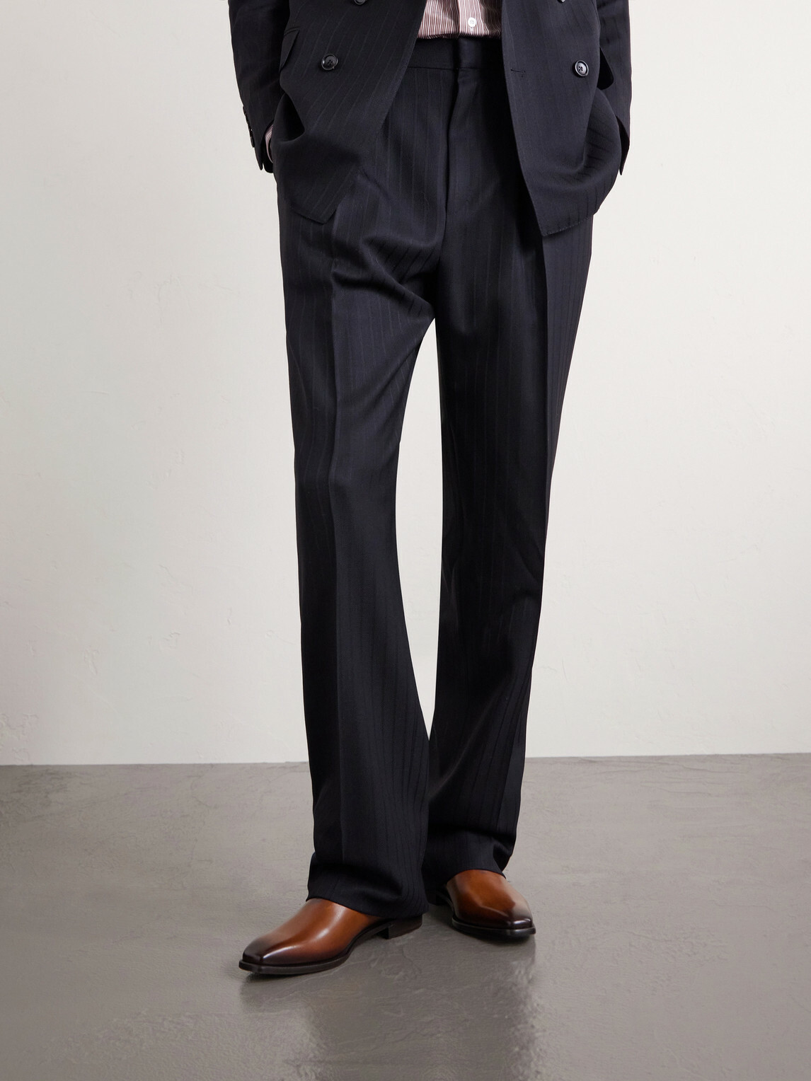 Berluti - Alessandro Demesure Leather Oxford Shoes - Brown