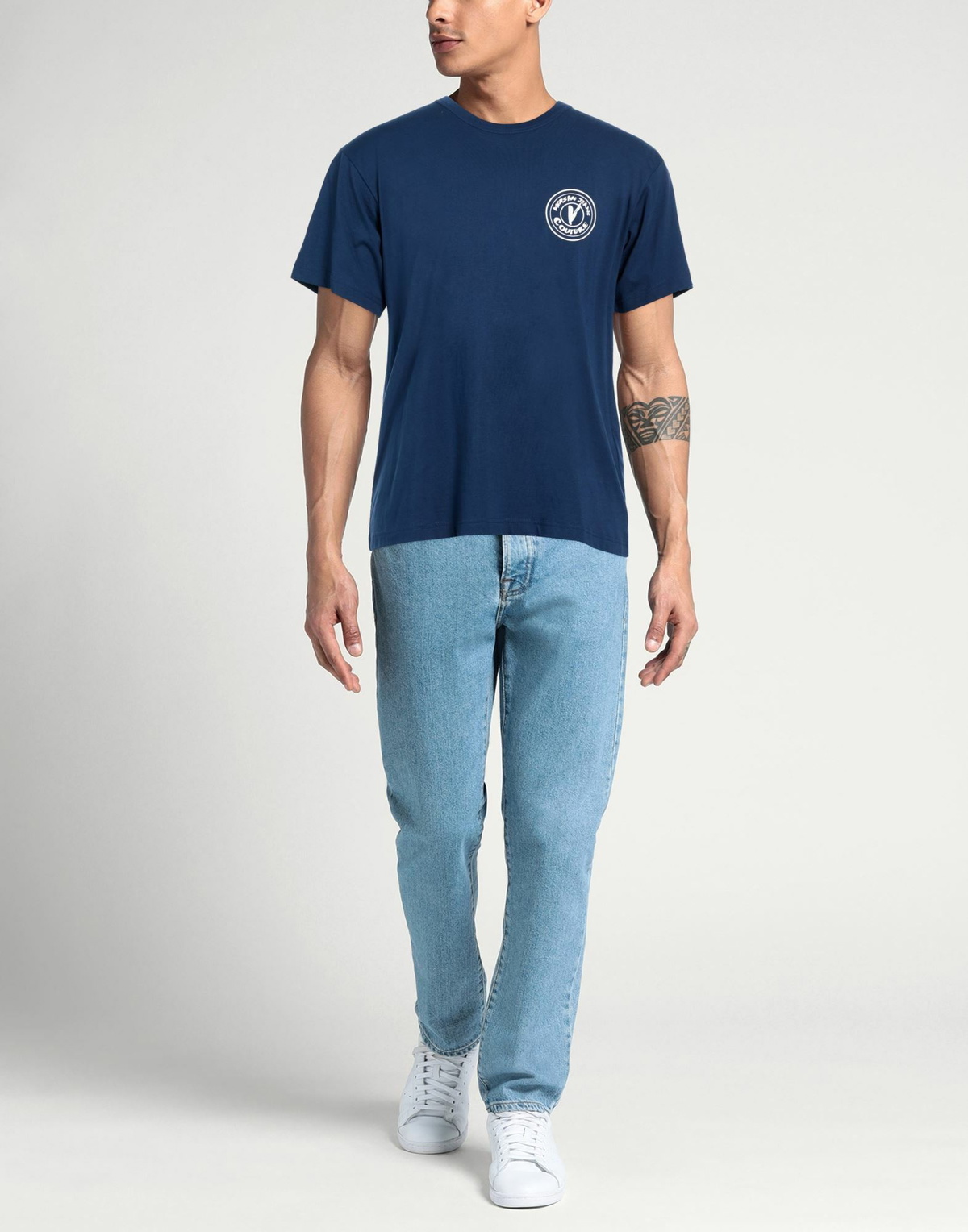 Versace Jeans Couture Mens T-shirt in Navy