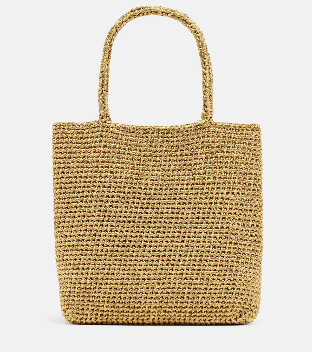 The Row Cecily Small metallic-effect tote bag