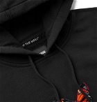 Vans - Metamorphosis Embroidered Fleece-Back Cotton-Blend Jersey Hoodie - Black