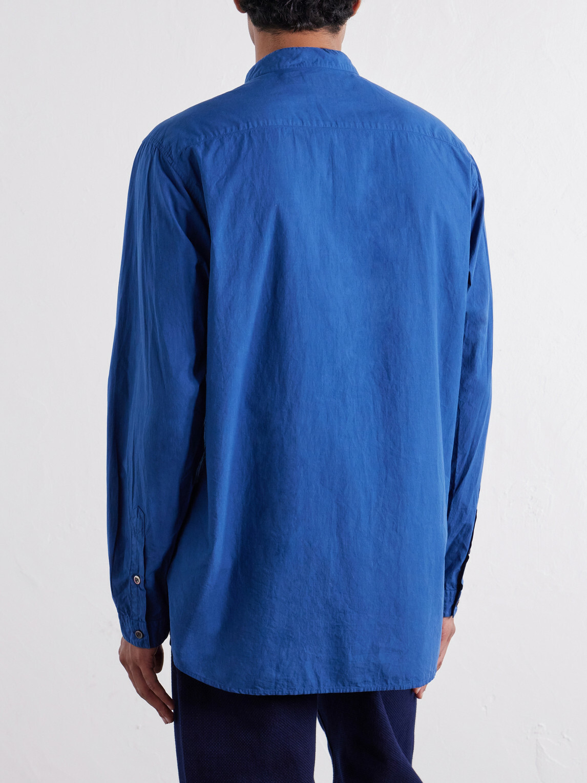 Blue Blue Japan - Cotton Broadcloth Shirt - Blue