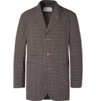 nanamica - Club Gingham Wool-Blend Hopsack Suit Jacket - Brown