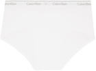 Calvin Klein Underwear Three-Pack White Classic Fit Briefs