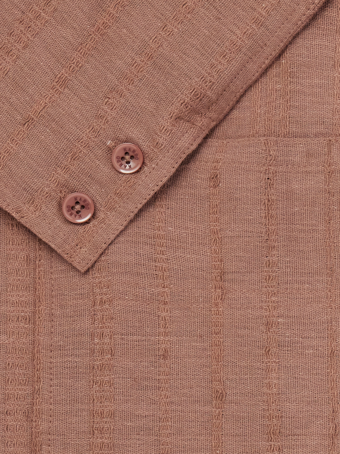 Kardo - Somesh Cotton-Jacquard Suit Jacket - Brown