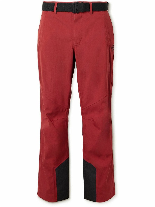 Photo: Loro Piana - Straight-Leg Belted Virgin Wool-Blend Ski Pants - Red