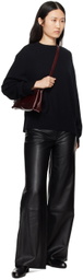 Loulou Studio Black Figari Leather Pants