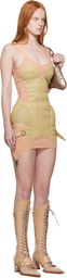 KNWLS Khaki & Pink GTR Minidress