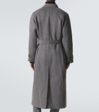 Saman Amel Belted wool overcoat